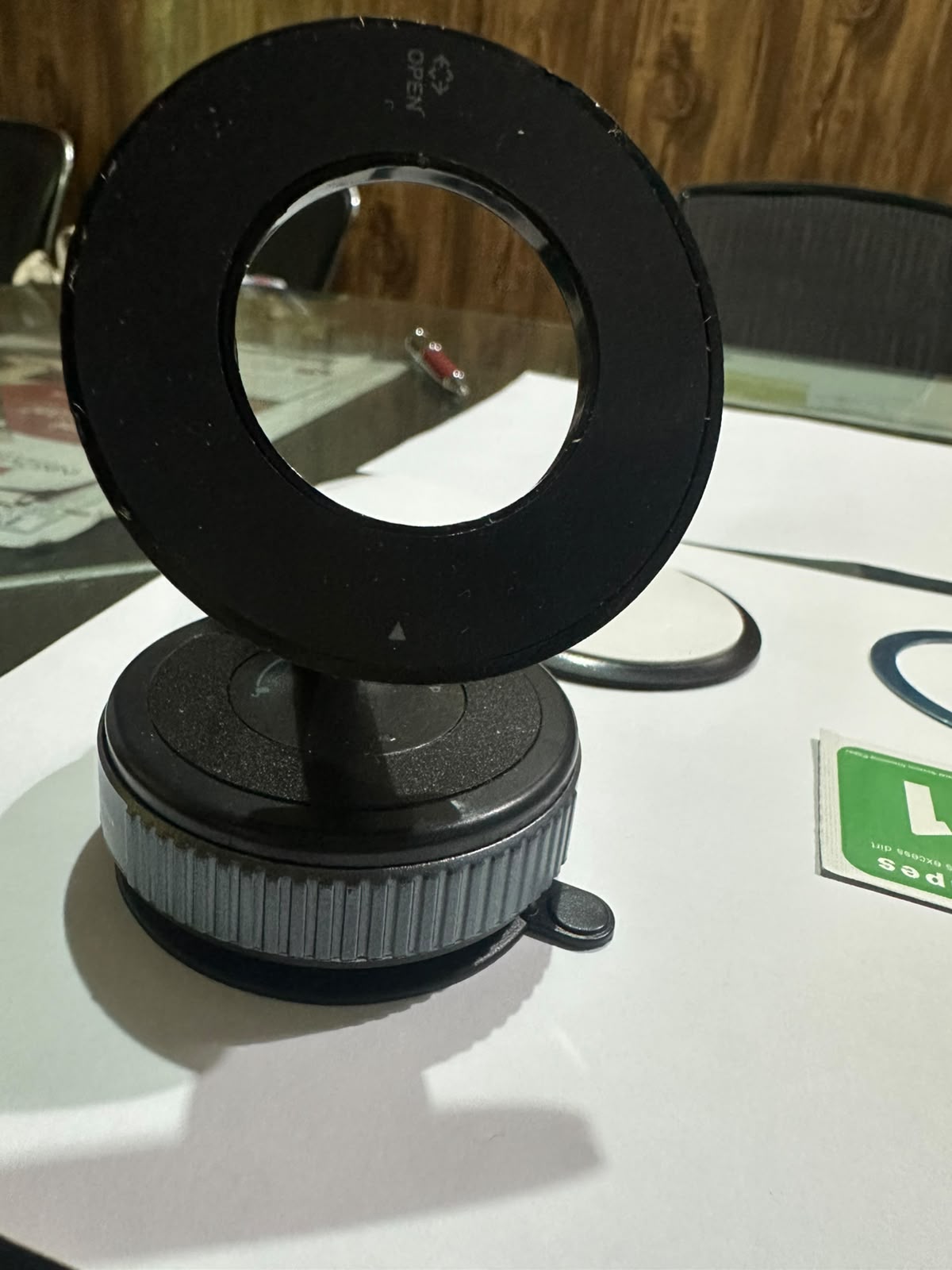 K007 Premium Magnetic Car Phone Mount – Foldable 360° Adjustable Vacuum Holder for Car, Office & Home
